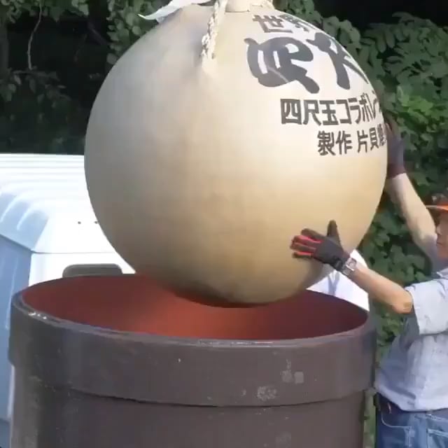 日本の四尺玉花火の迫力「もっと期待していた」