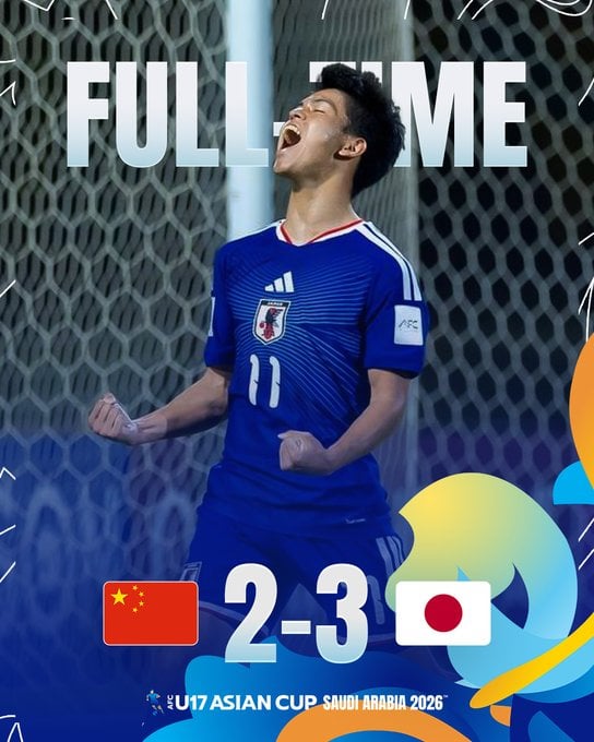 日本が中国を破ってU-17アジア杯優勝「中国のサッカーが再び上向きの軌道に乗っているのを見るのは嬉しい」