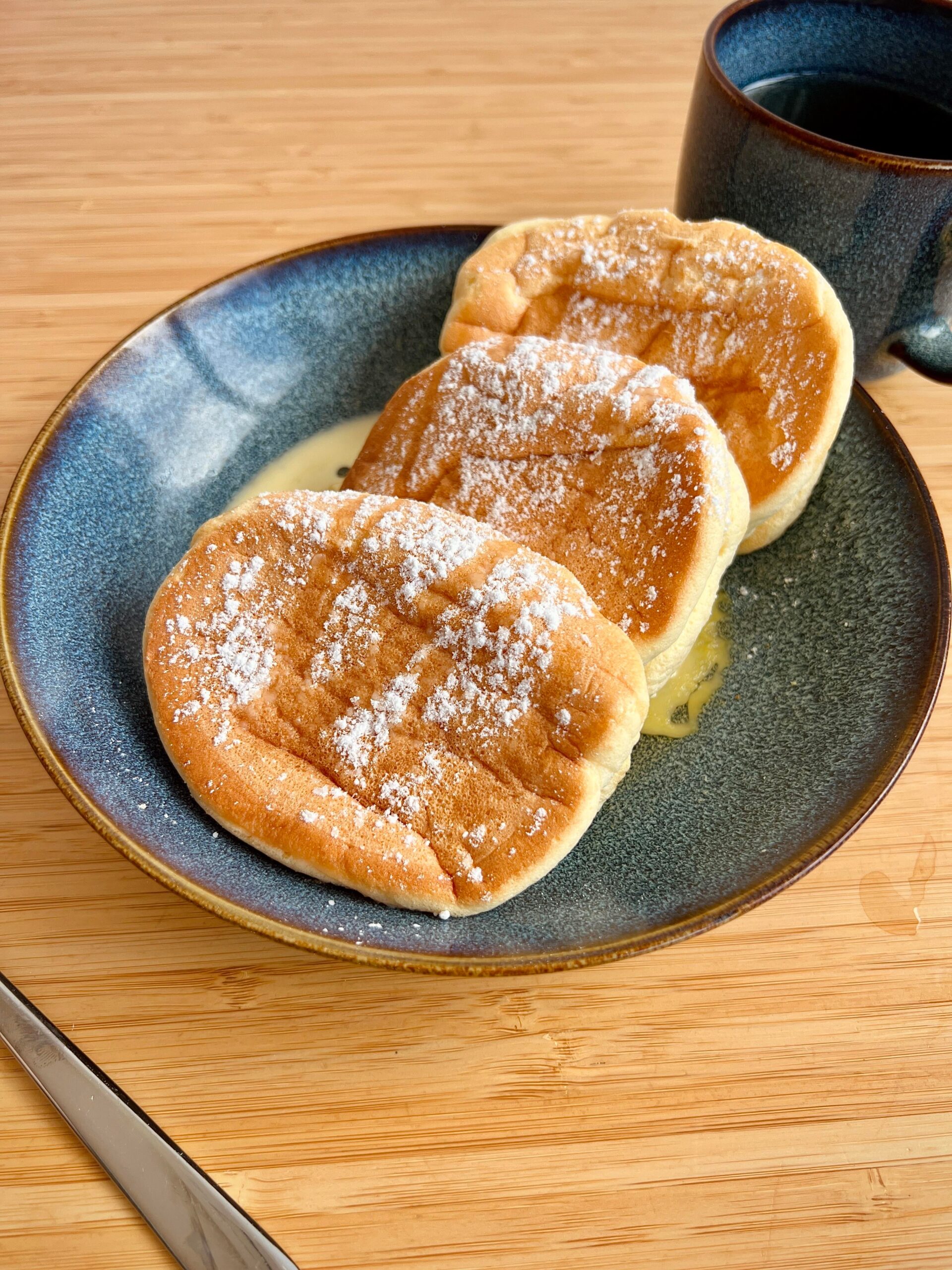 ふわふわの日本風パンケーキ「これ、ふわふわで美味しそう！」