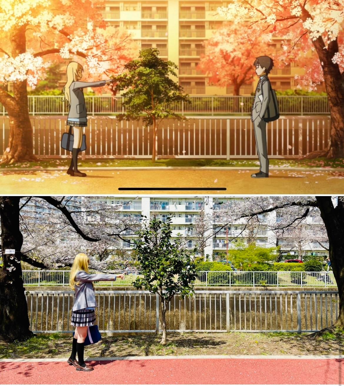 「四月は君の嘘」聖地巡礼コスプレの体験「本物の場所があるなんて驚き」